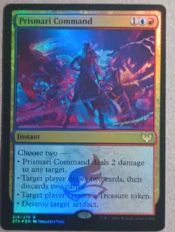 Prismari Command x1 Foil STX Strixhaven MTG Magic the Gathering - Image 1