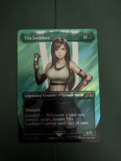 Tifa Lockhart (Borderless) (Surge Foil) Final Fantasy Foil - Image 1
