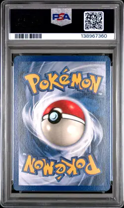 1999 POKEMON FOSSIL #5 GENGAR-HOLO PSA 7 - Image 2