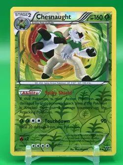 Pokemon Tcg Chesnaught 14/146 2014 XY Base Set Reverse Holo LP Free Shipping B8 - Image 1