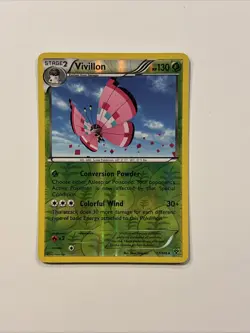 Vivillon Reverse Holo 17/146 XY Base NM Fast Secure Ship Pokemon - Image 1