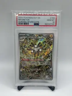 Magneton Pokemon TCG SVP EN Black Star Promo #159 PSA 10 - Image 1