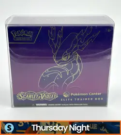 POKEMON CENTER TCG SCARLET & VIOLET SEALED ELITE TRAINER BOX ETB - Image 1