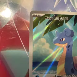 Pokemon TCG Misty's Lapras Destined Rivals 194/182 Illustration Rare NM - Image 2