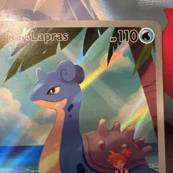 Pokemon TCG Misty's Lapras Destined Rivals 194/182 Illustration Rare NM - Image 3