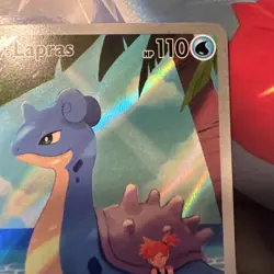 Pokemon TCG Misty's Lapras Destined Rivals 194/182 Illustration Rare NM - Image 4
