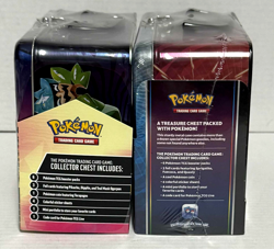 Pokemon TCG Lot of 2 Tins Summer 2023 + Fall 2024 Collector's Chest SEALED New - Image 3