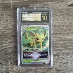 Pokemon Leafeon VSTAR CGC 10 012/172 S12a Vstar Universe Triple Rare Holo JP - Image 1