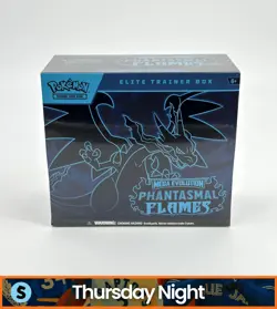 POKEMON TCG MEGA EVOLUTION PHANTASMAL FLAMES SEALED ELITE TRAINER BOX ETB - Image 1