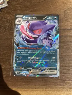 Gengar ex 104/162 - Pokemon TCG - Temporal Forces - Double Rare - Lightly Played - Image 1