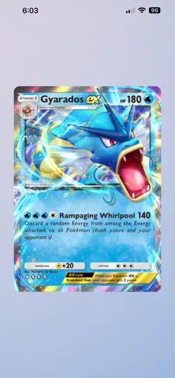 Pokemon TCG Pocket Gyarados 4 Diamond Deluxe Pack Ex - Image 1