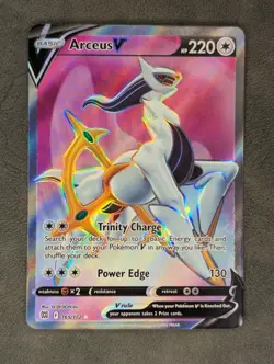 Arceus V (Full Art) 165/172 Pokemon TCG Ultra Rare SWSH09: Brilliant Stars NM - Image 1