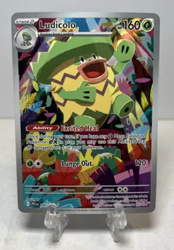Ludicolo 95/94 Illustration Rare: Phantasmal Flames Pokemon TCG Near Mint - Image 1
