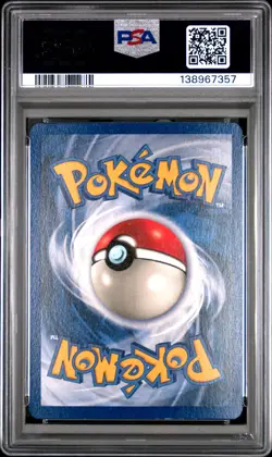 1999 POKEMON FOSSIL #10 LAPRAS-HOLO PSA 8 - Image 2