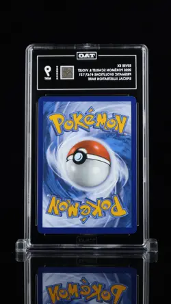 2025 POKEMON PRE EN-PRISMATIC EVOLUTIONS #167/131 EEVEE EX - TAG 9 MINT - Image 2