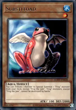 Substitoad Unl Ed Reprint Rare LODT-EN028 Yu-Gi-Oh! - Image 1