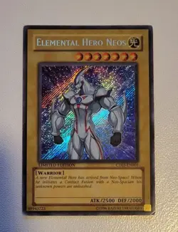 Elemental Hero Neos CT03-EN001 Secret Rare Limited Edition Yu-Gi-Oh Card MP - Image 1