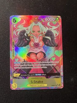 One Piece Card Game S-Snake OP08-112 Super Rare (Parallel) Two Legends - Image 1