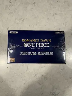 One Piece Card Game Romance Dawn OP-01 Booster Box Sealed - English White Bottom - Image 2