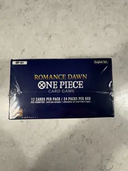 One Piece Card Game Romance Dawn OP-01 Booster Box Sealed - English White Bottom - Image 4