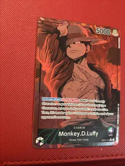 Monkey D Luffy Leader 25th Anniversary EB02 010 Alt Art - English NM - Image 2