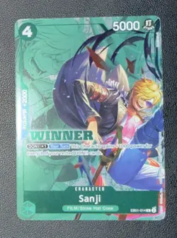 Sanji (Winner) EB01-014 Extra Booster: Memorial Collection Rare One Piece CCG - Image 1
