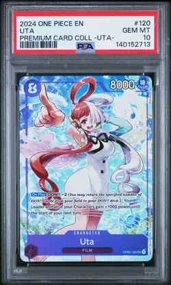2024 ONE PIECE PREMIUM CARD COLLECTION UTA #120 UTA PSA 10 - Image 1