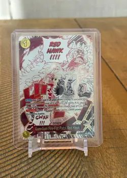 Gum-Gum Fire-Fist Pistol Red Hawk (Alternate Art) OP11-114 A Fist of Divine... - Image 1