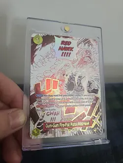 Gum-Gum Fire-Fist Pistol Red Hawk (Alternate Art) OP11-114 - Image 1