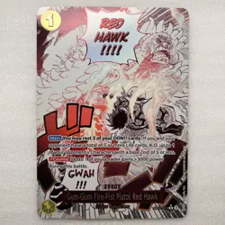 Gum-Gum Fire-Fist Pistol Red Hawk (Alternate Art) OP11-114 Fist of Divine Speed - Image 1
