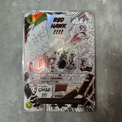 Gum-Gum Fire-Fist Pistol Red Hawk (Alternate Art) OP11-114 - Image 1