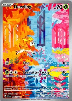 Pokemon TCG Deerling 165/162 Temporal Forces Illustration Rare NM (SKU 1-2) - Image 1