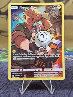 Magnemite 242/236 (Secret) Secret Rare SM - Cosmic Eclipse Pokemon TCG Holo LP - Image 1