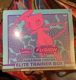 Pokemon Center Exclusive Fusion Strike Elite Trainer Box ETB SEALED with rip 👀 - Image 1