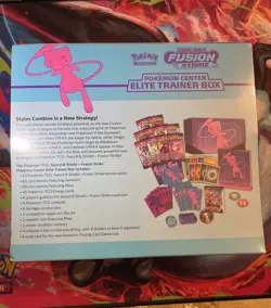 Pokemon Center Exclusive Fusion Strike Elite Trainer Box ETB SEALED with rip 👀 - Image 2