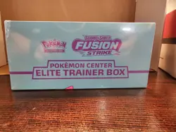 Pokemon Center Fusion Strike Elite Trainer Box ETB Sealed with display case - Image 4