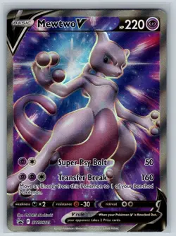 Mewtwo V SWSH229 SWSH: Sword & Shield Promo Cards Holo NM - Image 1