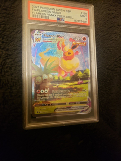 Flareon VMAX SWSH180 Black Star Promo Alt Alternate Art Pokemon Card PSA 9 MINT - Image 1