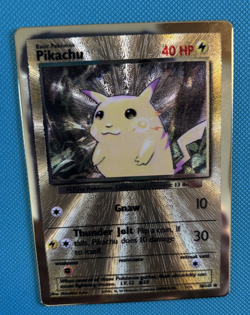 Pokemon Celebrations Metal Pikachu Pokemon card 58/102; lightly played condition - Image 3