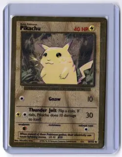 Pokemon Celebrations Metal Pikachu Pokemon card 58/102; lightly played condition - Image 4