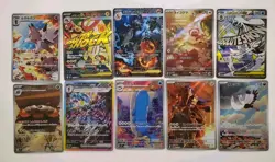 Pokemon Collection Card Lot - Mega Charizard X SAR, Ceruledge SAR, Zekrom Ex - Image 1