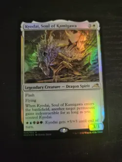 NM FOIL Kyodai, Soul of Kamigawa Kamigawa: Neon Dynasty 023/302 - Image 1