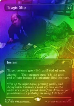 1x NM FOIL Tragic Slip MTG Secret Lair Office - Image 1