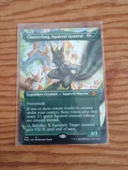 Chatterfang Squirrel General Full Art Borderless MTG Modern Horizons 2 Magic - Image 1