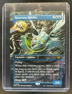 2025 Magic MTG Edge of Eternities Quantum Riddler Borderless #0305 - Image 1
