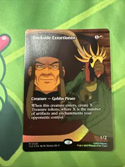 Mtg Dockside Extortionist Borderless Foil Avatar The Last Airbender - Image 1