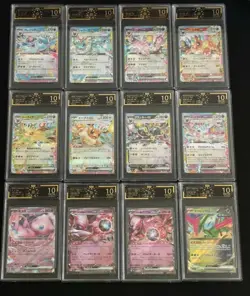 12 Lot OCD 10 Pokemon TCG Japanese Card Eevee Mewtoo Mew Umbreon RR FI38 - Image 1