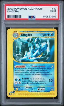 2003 POKEMON AQUAPOLIS #19 KINGDRA PSA 9 - Image 1