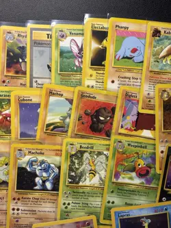 Lot Of 37 VTG Pokemon Cards Fossil Jungle Base Set Rocket Japanese Holo MP-LP - Image 4