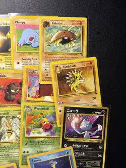 Lot Of 37 VTG Pokemon Cards Fossil Jungle Base Set Rocket Japanese Holo MP-LP - Image 5